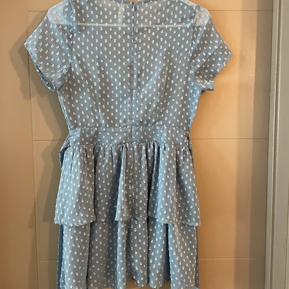 Lucy In The Sky - Blue Polka Dot - Take Me to Paris Dress. - Picture 4 of 5